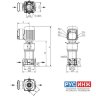Вертикальный многоступенчатый насос Wilo Helix VE 2209-1/16/E/KS (4198859)