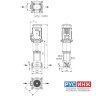 Вертикальный многоступенчатый насос Wilo Helix V 2210-2/25/V (4139788)